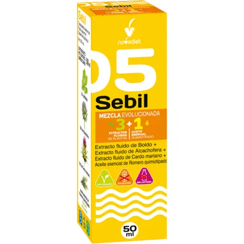 Novadiet Sebil Sin Gluten 50 ml – imagen 1