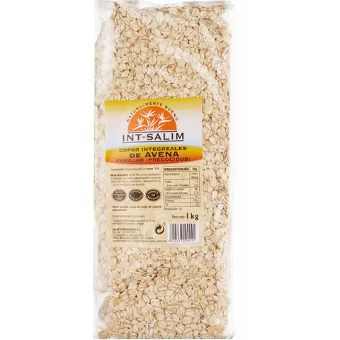 INT-SALIM Copos de Avena de 1000 gr – imagen 1