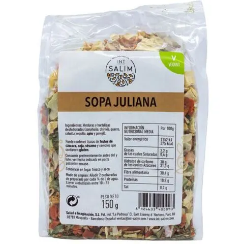 INT-SALIM Sopa Juliana 150 gr – imagen 1
