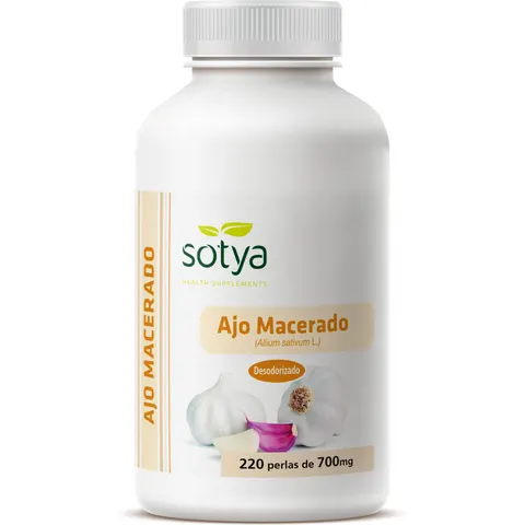 Sotya ajo macerado 220perlas – imagen 1