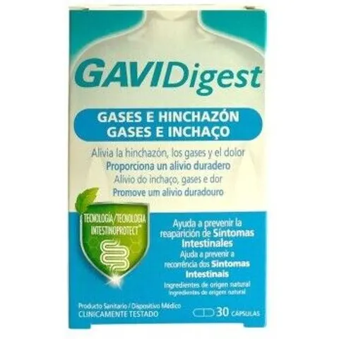 Reckitt Benckisier Gavidigest Gases e Hinchazon 30 Cápsulas – imagen 1