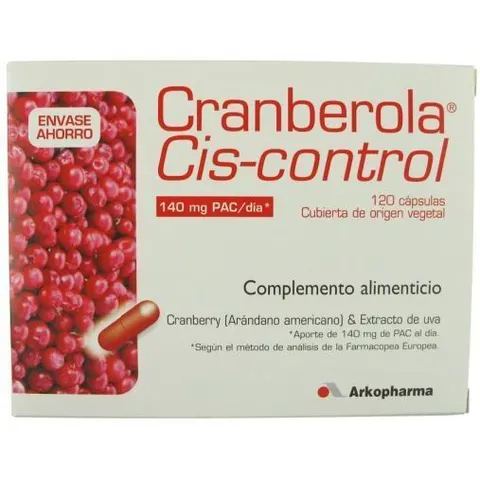 Arkopharma Cranberola Cis Control 140 mg 120 Cápsulas – imagen 1