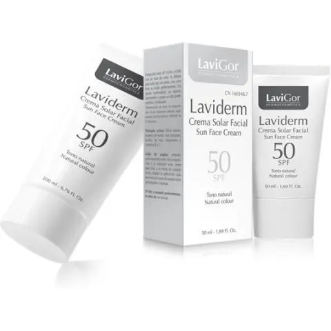Lavigor laviderm spf 50+ con color 50ml. – imagen 1