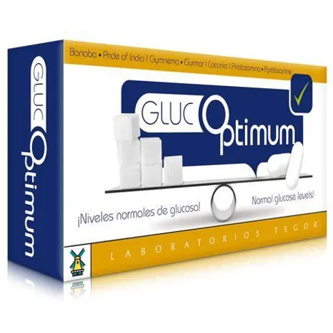 Laboratorios Tegor Glucoptimum suplemento 60 capsulas – imagen 1