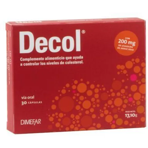 Dimefar Decol Colesterol 30 Caps – imagen 1