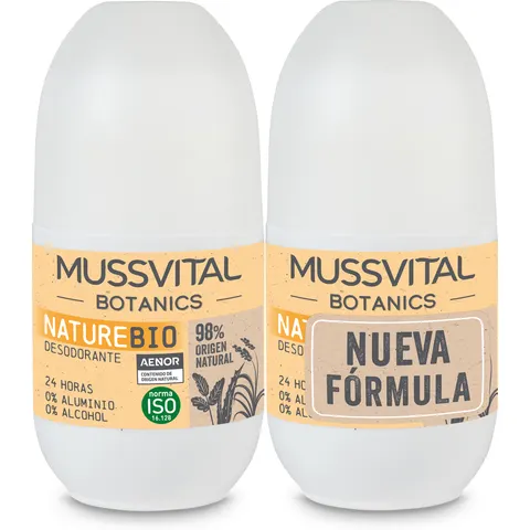 Mussvital botanics deo nature 75ml x2 – imagen 1