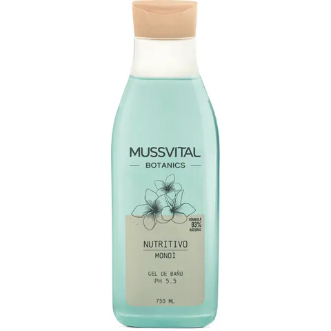 Mussvital Botanics Monoï Badegel 750 ml – Bild 1