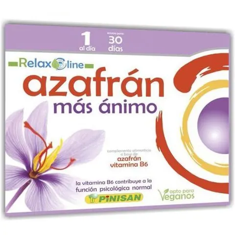 Pinisan Azafrán Más Ánimo 30caps – imagen 1