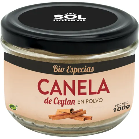 Sol Natural Canela Ceylan Polvo Bio 100 gr – imagen 1