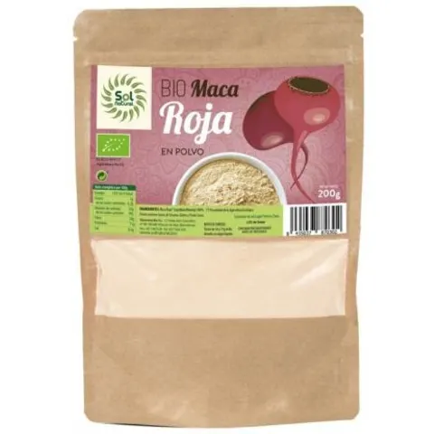 Sol Natural Maca Roja Polvo Bio 200 gr – imagen 1