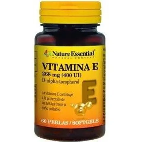 Nature Essential Vitamina E 400 ui 60 Perlas – imagen 1