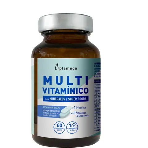 Plameca Multivitaminico 60 Comprimidos Bicapa – imagen 1