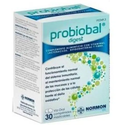 Normon Probiobal Digest Adulto 30 Comprimidos – imagen 1