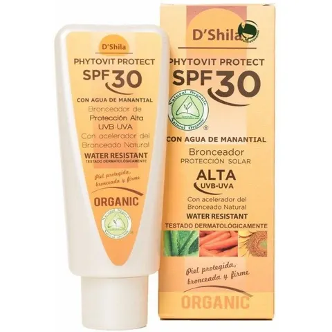 D'SHILA bronceador Phytovit Spf30 100 ml – imagen 1