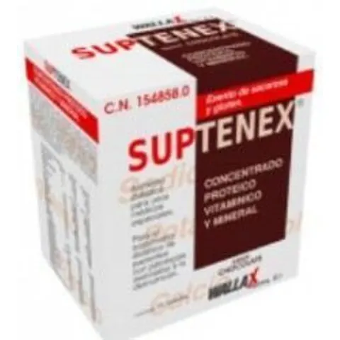 Wallax farma suptenex chocolate 15 sobres – imagen 1