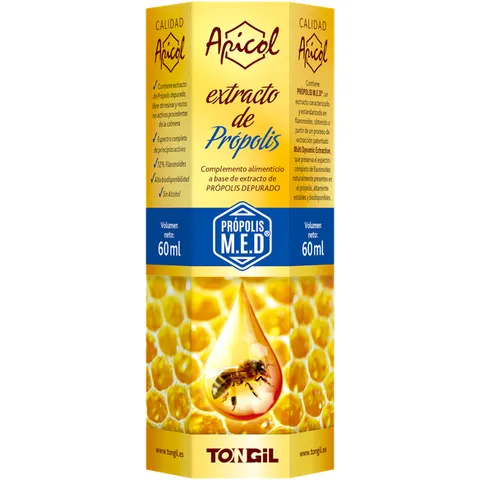 TONGIL Apicol Extracto de Própolis 60ml – imagen 1