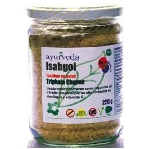 Ayurveda Isabgol + Triphala Bio 220 gr – imagen 1