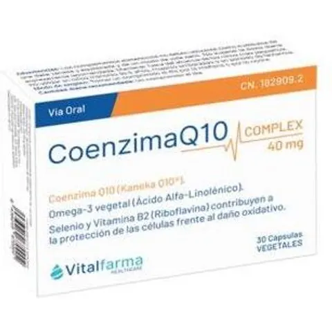 Vitalfarma coenzima q10 complex 40mg. 30cap. – imagen 1
