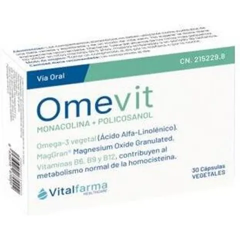 Vitalfarma Omevit 30 Cápsulas – imagen 1