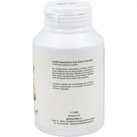 Herdibel Guaraná 500mg 120 Caps – imagen 1