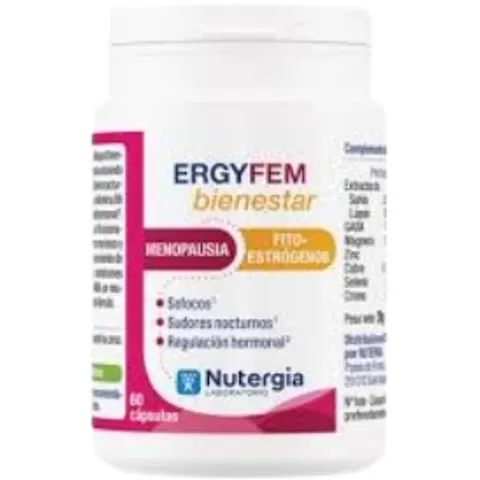 NUTERGIA Ergyfem Bienestar 60caps – imagen 1