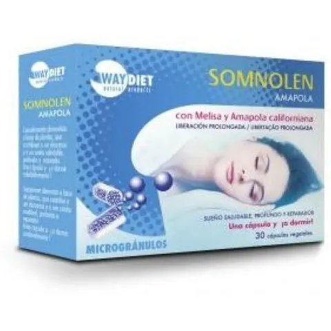 Waydiet Somnolen Amapola 30 Cápsulas – imagen 1
