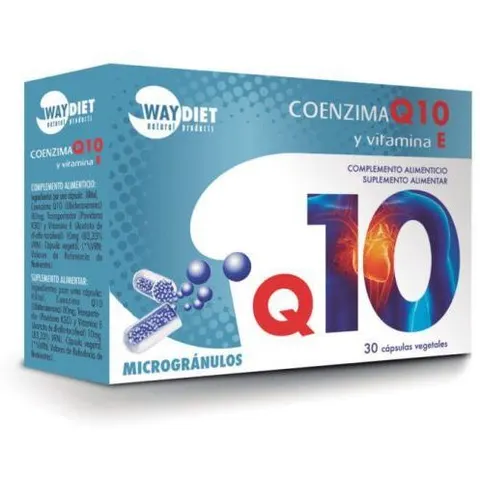 Waydiet Co Q10 + Vitamina E 30 Cápsulas – imagen 1