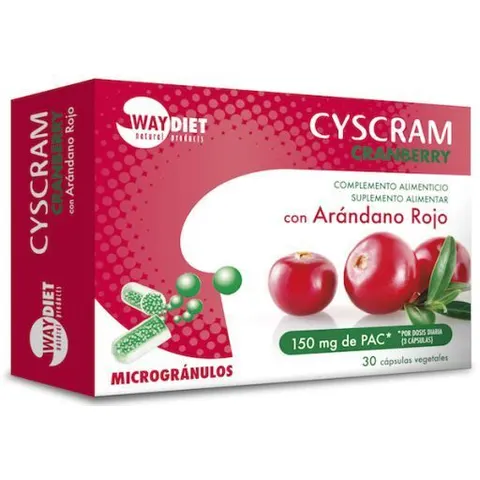 Waydiet natural products cyscram 30cap. – imagen 1