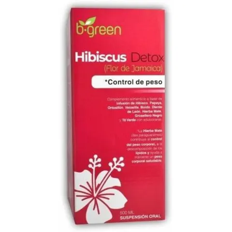 B-GREEN Hibiscus Detox 500ml – imagen 1