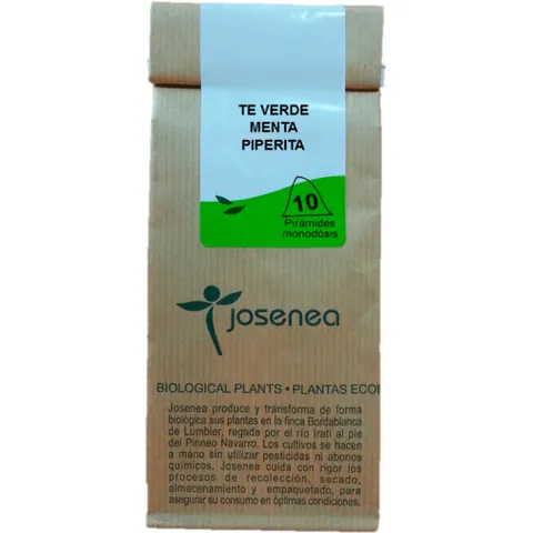 Josenea te verde con hierbabuena bolsa 10sbrs. – imagen 1