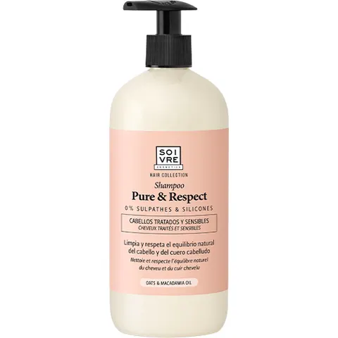Soivre Cosmetics Pure & Respect Champú 500 ml – imagen 1