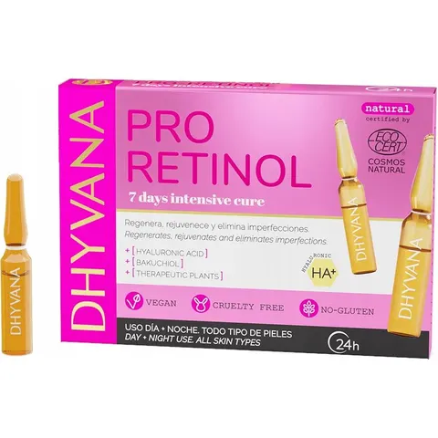 Dhyvana Pro Retinol 7 Ampollas – imagen 1