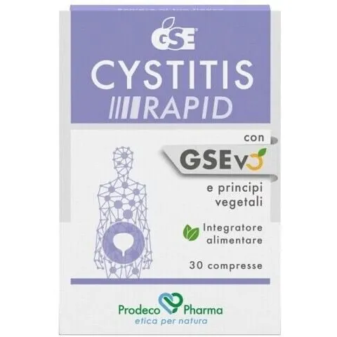 Prodeco Pharma Gse Cystitis Rapid 30 Comprimidos – imagen 1