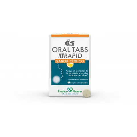 Gse Organic Supplements Oral Tabs Rapid 12 Comprimidos Masticables – imagen 1