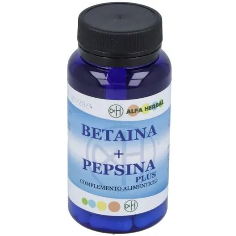 Alfa Herbal Betaína + Pepsina 60 Cápsulas – imagen 1