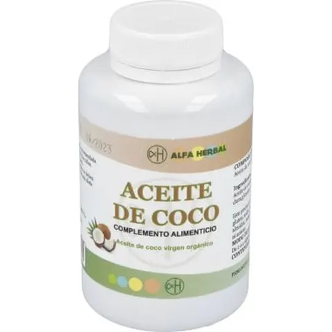 Alfa herbal aceite de coco 120cap. – imagen 1