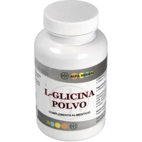 Alfa Herbal L-Glycin-Pulver 200 gr – Bild 1