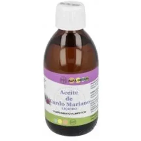 Alfa Herbal Mariendistelöl 250 ml – Bild 1