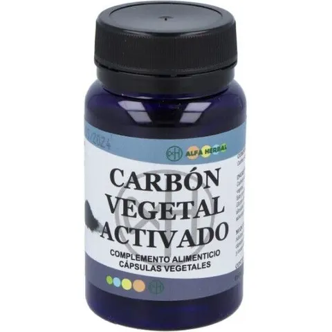 Alfa Herbal Carbón Vegetal Activado 60 caps – imagen 1
