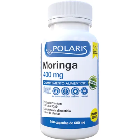 Polaris Moringa 400 mg 100 Ca – imagen 1