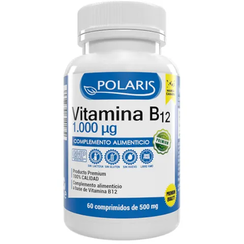 Polaris Vitamina B 12 1000mg 60comp – imagen 1