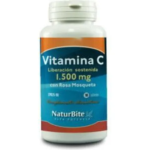 Naturbite Vitamina C 1500 Mg 90 Tabletas – imagen 1