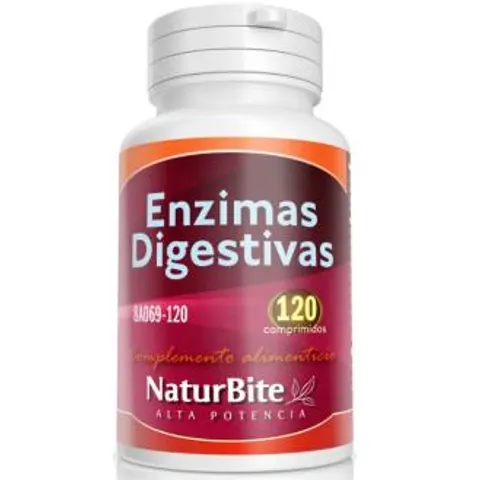 Naturbite enzimas digestivas 120comp. – imagen 1