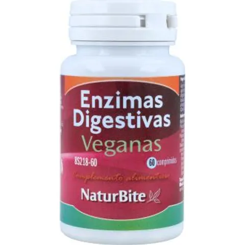 Naturbite enzimas digestivas veganas 60comp. – imagen 1