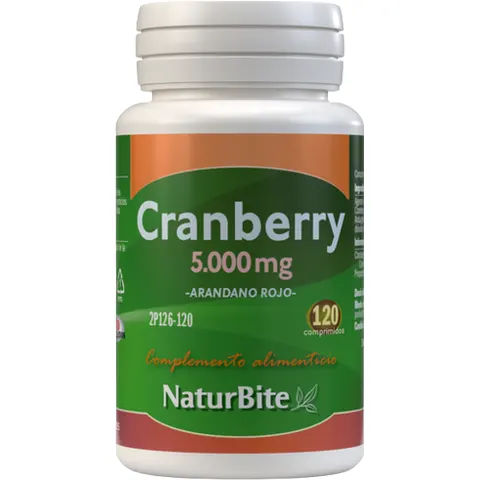 Naturbite Cranberry 5000 Mg 120 Cápsulas – imagen 1