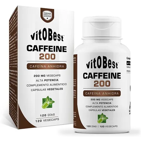 Vit.O.Best Caffeine 200 120 Cápsulas – imagen 1