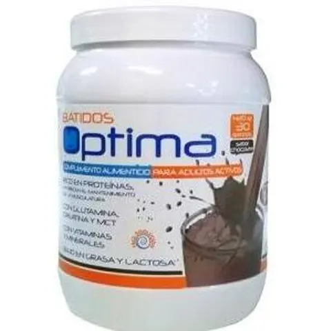Just Aid Optima Batido Proteinas Chocolate 420 gr – imagen 1