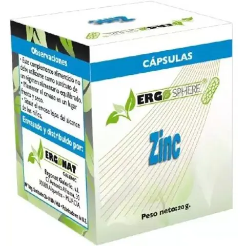 Ergonatural Ergonat Zinc 50 caps – imagen 1