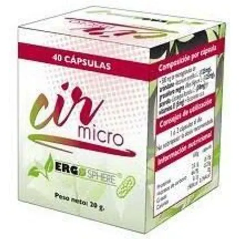 Ergonat Cir Micro Ergosphere 40 Cápsulas – imagen 1