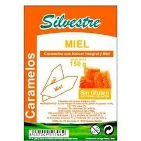Silvestre Caramelos 150 gr Miel – imagen 1